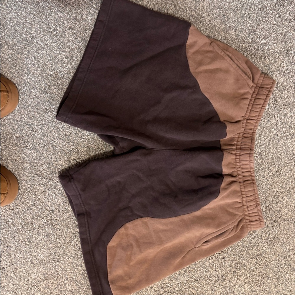 Nike Black and Brown Athletic Shorts